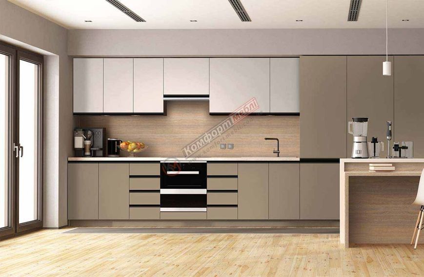 Кухня "Sigma ручка" 4,4м з кухонним островом 423373 фото