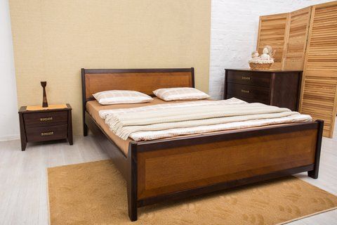Ліжко Сіті інтар. з ізнож. 1400*2000, св.горіх 16830 фото