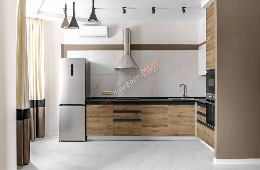 Кухня "Sigma ручка" 3,6м з кухонним островом 423353 фото