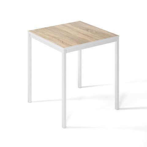 Обідній стіл Art in Head Brevity Loft mini 670х750х670 Дуб сонома/Білий метал (TB03130000010) 1520028908 фото